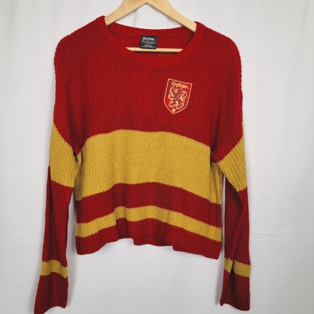 Harry Potter Gryffindor Red & Yellow Sweater #1276